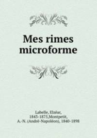 Mes rimes microforme