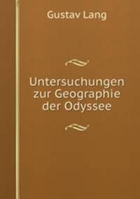 Untersuchungen zur Geographie der Odyssee