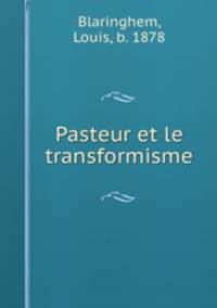 Pasteur et le transformisme