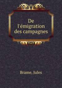 De l`migration des campagnes