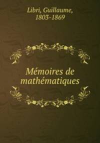 Mmoires de mathmatiques