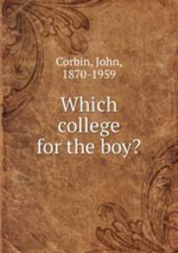 Which college for the boy?