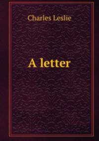 A letter