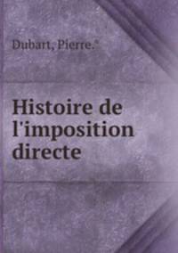 Histoire de l`imposition directe
