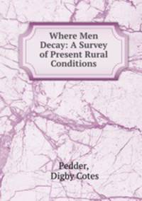 Where Men Decay: A Survey of Present Rural Conditions