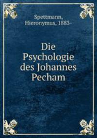 Die Psychologie des Johannes Pecham