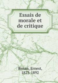 Essais de morale et de critique
