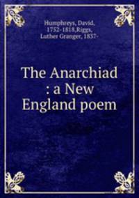 The Anarchiad : a New England poem