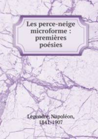 Les perce-neige microforme : premires posies