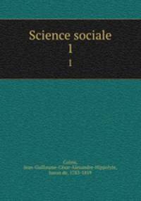 Science sociale. 1