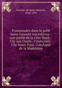 Promenades dans le golfe Saint-Laurent microforme : une partie de la Cte Nord--l`le aux Oeufs--l`Anticosti--l`le Saint-Paul--l`archipel de la Madeleine