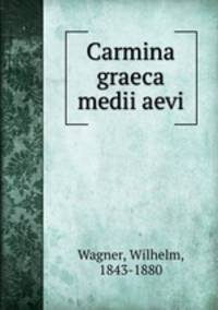 Carmina graeca medii aevi