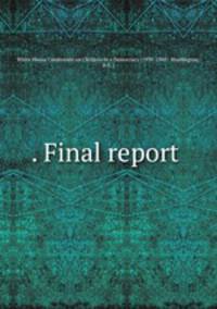 . Final report