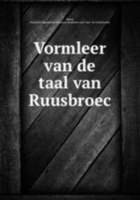 Vormleer van de taal van Ruusbroec