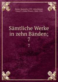 Smtliche Werke in zehn Bnden;. 7