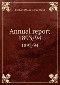 Annual report. 1893/94