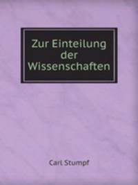 Zur Einteilung der Wissenschaften