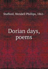 Dorian days, poems