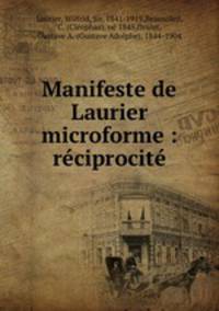 Manifeste de Laurier microforme : rciprocit