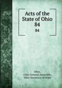 Acts of the State of Ohio. 84