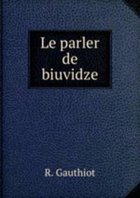 Le parler de biuvidze