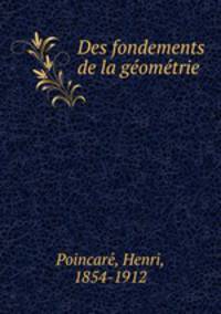 Des fondements de la gomtrie
