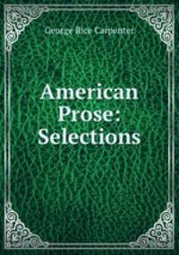 American Prose: Selections