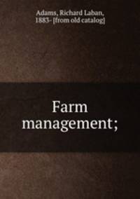 Farm management;