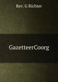 GazetteerCoorg