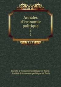 Annales d`conomie politique. 2