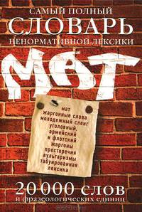 Самый полный словарь ненормативной лексики. 20000 слов и фразеологизмов