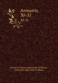 Annuario. 30-31