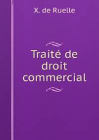 Trait de droit commercial