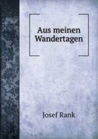 Aus meinen Wandertagen