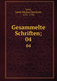 Gesammelte Schriften;. 04