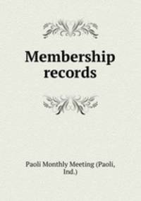Membership records