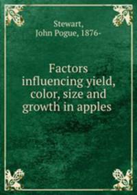 Factors influencing yield, color, size and growth in apples