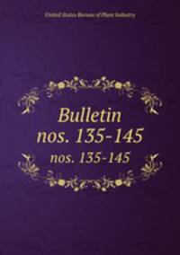 Bulletin. nos. 135-145