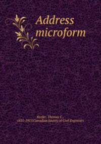 Address microform
