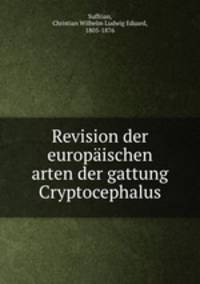 Revision der europischen arten der gattung Cryptocephalus