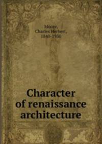 Character of renaissance architecture