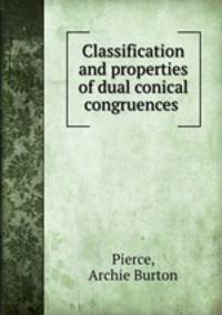 Classification and properties of dual conical congruences