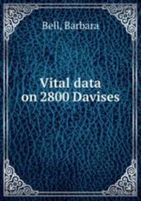 Vital data on 2800 Davises