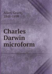 Charles Darwin microform