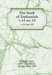 The book of Zephaniah. v.14 no.10