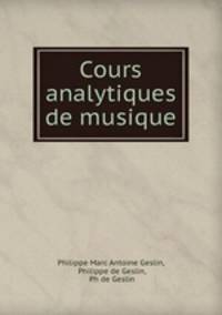 Cours analytiques de musique