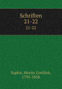 Schriften. 21-22