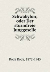 Schwabylon; oder Der sturmfreie Junggeselle