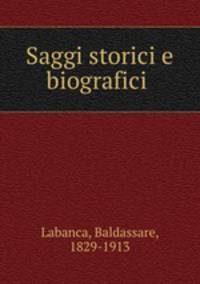 Saggi storici e biografici