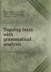 Tagalog texts with grammatical analysis